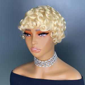 วิกผมแท้ทรงพิกซี่ขนาด 6 นิ้ว ระดับซาลอน 13x4 พร้อมเชือกผูกผมด้านหน้าแบบตัดสำเร็จ ดูแลง่าย ผมแท้เรมี่ - Product Image 4