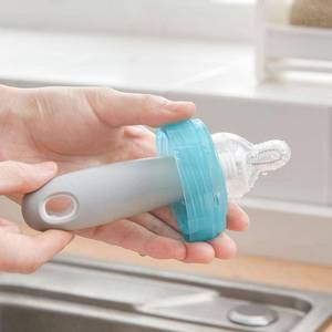 2-in-1-Küchenreinigungsbecher Stain Cup-Bürste Abnehmbare Flaschen bürste mit langem Griff ohne tote Ecken - Product Image 3