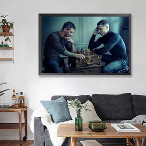 Cuadros Decorativos de Lona para Dormitorio con Diseño Art Deco de Estrellas del Fútbol como <span class=keywords><strong>Messi</strong></span> y Cristiano Ronaldo, Decoración Moderna - Product Image 2