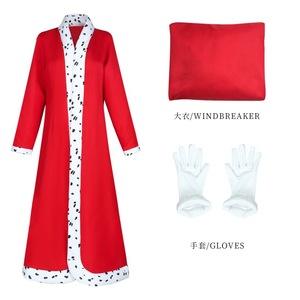Costume da Clown Classico per Adulti, per Halloween, Spettacoli, Circo, Carnevale, Feste, Cosplay Natalizio con Mantello Dorato - Product Image 2