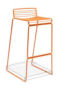 Stylish Metal Bar <b>Stool</b> Versatile Durable Design Iron Wire Relaxation Chair with Powder Coat for Home Office or Warehouse Use - Product Image 4