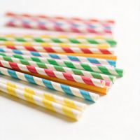 Pailles en PLA 100% biodégradables 8*145mm en noir, pailles jetables compostables pour la restauration en gros