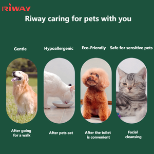 Lingettes pour animaux de compagnie BioCare PurePaws Grooming EcoPaws, jetables, avec formule <span class=keywords><strong>anti</strong></span>-acariens, sans alcool, hypoallergéniques, douces, non tissées - Product Image 4