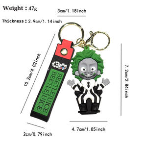 Llavero Creativo de Dibujos Animados del Mundo Subterráneo, Colgante de Halloween, Llavero de Coche para Parejas, Colgante de Bolsa, Cajas Misteriosas, Mascota de Anime - Product Image 5