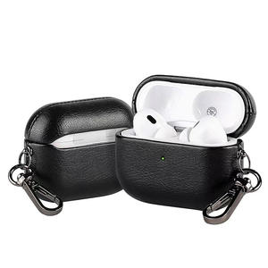 Nueva Funda de cuero PU para auriculares para <span class=keywords><strong>Airpods</strong></span> de 4 generaciones, funda protectora de cuero para auriculares para Apple Airpod Pro 2 <span class=keywords><strong>3</strong></span> 4 - Product Image 1