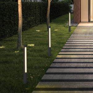 Lámpara de jardín cuadrada para exteriores, impermeable, moderna, para paisajismo, para patio, camino, villa - Product Image 5