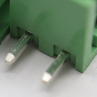 Productos calientes Altura de paso de 5,08mm Posiciones de 12,0mm Bloques de terminales 02-24pin Conector rápido recto macho Conector de terminal Pcb