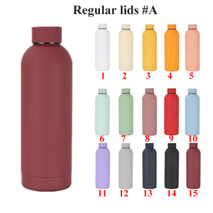 Botellas térmicas de doble pared de 350ml, 500ml, 750ml, 1l, termo aislado al vacío de acero inoxidable recubierto de goma con cuerda de silicona - Product Image 3