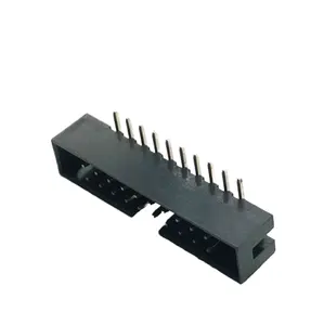 Aimer high-quality idc box head series double row straight SMT 2mm box header connector with plastic height of 5.7 and notch