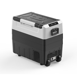 Refrigerador de doble uso para coche doméstico 35-55L congelador compresor refrigerador <span class=keywords><strong>con</strong></span> <span class=keywords><strong>ruedas</strong></span> refrigerador portátil refrigerador de coche eléctrico 12V 24V 220V - Product Image 4