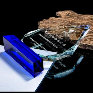 Trophée en cristal gravé sur mesure de haute qualité sur le thème de l'amour, plaque en verre premium, artisanat en cristal unique - Product Image 5