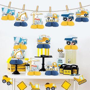Centros <span class=keywords><strong>de</strong></span> Mesa Azules con Diseño <span class=keywords><strong>de</strong></span> Panal <span class=keywords><strong>de</strong></span> Abeja para Decoración <span class=keywords><strong>de</strong></span> Fiestas <span class=keywords><strong>de</strong></span> Construcción, Decoración <span class=keywords><strong>de</strong></span> Mesa para Fiestas <span class=keywords><strong>de</strong></span> Cumpleaños con Temática <span class=keywords><strong>de</strong></span> Construcción - Product Image 4