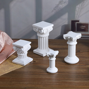 Artes Místicas, Columna Romana Blanca de Estilo Griego Europeo, Artesanía de Resina, Decoración para el Hogar, Escultura, Adorno, Estilo Nórdico, Accesorio de Fotografía - Product Image 4