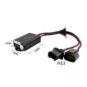 H13 LED Canbus Phare Décodeur Scintillement Problème Câble Fil Adaptateur pour H13 9008 Connexion - Product Image 1