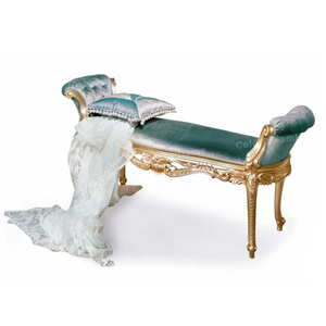 ชุดห้องนอนสีขาวและสี<span class=keywords><strong>ท</strong></span>องแกะสลัก พร้อมเตียงเด็กผ้าหรูหรา สไตล์ราชวงศ์ เฟอร์นิเจอร์หรูหราสำหรับตกแต่งห้องนอนใหญ่ - Product Image 6