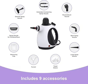 Nettoyeur vapeur portable haute pression, machine de nettoyage à la vapeur classique et sûre pour la maison et la cuisine - Product Image 6