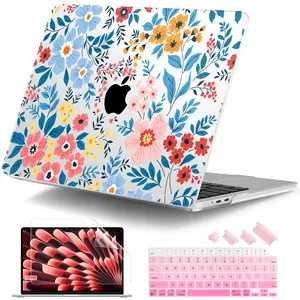 Nieuwe Nieuwste Stijl Voor Macbook Air 15 Inch 2023 Kristal Transparant UV-Bedrukt Heldere Hoesjes Voor Macbook Met M2 Chiphoes