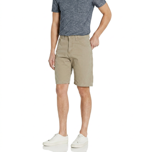Shorts en jean kaki pour homme, taille mi-haute, décontractés, respirants, avec poches, en tissu tissé, style lavage classique - Product Image 1