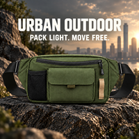 Sac banane multifonctionnel personnalisé avec logo pour hommes et femmes, idéal pour le sport et les activités de plein air – Vente en gros usine