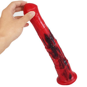 Faak Hot Selling 30cm Realistische weiche Silikon Pferd Tier Penis Bunte lange Pferd <span class=keywords><strong>Dildo</strong></span> für Frauen - Product Image 5