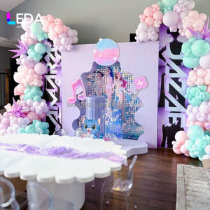 Paneles de Fondo Acrílicos Personalizables LEDA en Color Morado para Decoración de Bodas, Fiestas, Cumpleaños, Eventos y Revelación de Género - Product Image 2