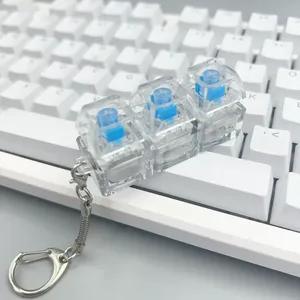 Offre Spéciale – Interrupteur de <span class=keywords><strong>Clavier</strong></span> Mécanique Anti-Poussière à Bouton Poussoir Sonore <span class=keywords><strong>Bleu</strong></span> Cherry MX – Jouet Anti-Stress pour Imprimante 3D, Porte-clés DIY, Gaming - Product Image 4
