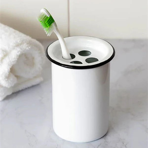 Boîte de rangement pour ustensiles de cuisine et salle de bain en émail métallique émaillé, avec logo personnalisé, 12 cm et 14 cm, couleur <span class=keywords><strong>orange</strong></span> - Product Image 6