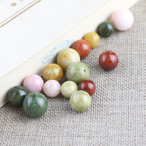 Alashan Jade Round Beads Loose Beads For DIY <b>Bracelet</b> Spacer Jewelry Accessories Everyday Wear Unisex Collectible - Product Image 5