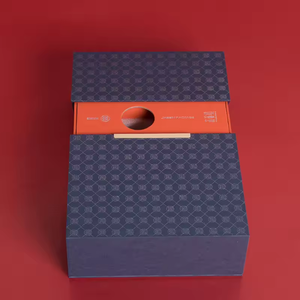 Boîte cadeau en papier de luxe grande et noire pour thé et café, vente chaude - Product Image 4