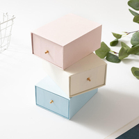 Boîte cadeau écologique à tiroir coulissant pour bijoux et mariage