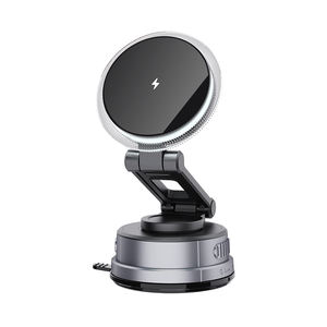 Cargador Inalámbrico de Carga Rápida de 15 W, Puerto Tipo C Ajustable, Soporte Universal para Teléfono de Coche con Luz y Sujeción Automática - Product Image 5