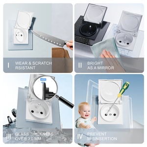 Thiết kế hiện đại 16A cắm và ổ cắm 250V vo Lớp Chống Cháy pháp loại 2P + T đa cắm ổ cắm - Product Image 6