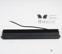 Barre transversale en alliage d'aluminium, porte-bagages de toit de voiture de couleur noire avec lumière Led pour accessoires Jimny 4x4