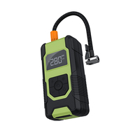 150PSI Smart Pneu De Voiture Pompe À Vélo Portable Électrique Numérique Gonfleur de Pneu de Compresseur D'air pompe power bank avec 2500mAh
