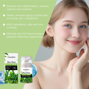 Limpiador facial de árbol de té que limpia suavemente los poros de la piel del rostro, refrescante y sin dejar la piel tirante. - Product Image 5