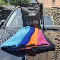 Chiffon en microfibre super doux à absorption rapide de l'eau, chiffon professionnel pour le detailing automobile, serviette de lavage de voiture