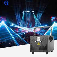 Lumière laser d'animation pleine couleur Bluetooth RGB 3W 5W 6W Projecteur laser ILDA Lumières laser de scène DJ pour fête bar