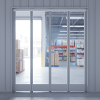 Rideau magnétique industriel en PVC transparent pour séparation - Vente en gros