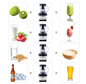 Robot culinaire multifonction 7-en-1 en acier inoxydable 2023 - Hachoir à viande, mixeur et centrifugeuse automatiques - Nouveauté promotionnelle - Product Image 6