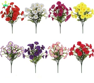 Plantas Artificiales de Globo Matutino, Arbustos de Plástico, Petunia para Decoración del Hogar, Jardín, Macetas Colgantes, Porche, Patio, Bodas - Product Image 4