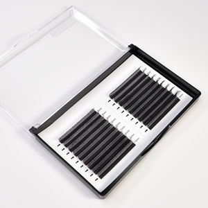 Extensiones de Pestañas Individuales LashPlus Deep Matte Black <span class=keywords><strong>Foxy</strong></span> Y 0.07mm, Profesionales, de Volumen, Pre-fabricadas, Tipo <span class=keywords><strong>Foxy</strong></span> YY - Product Image 1