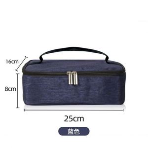 Sac à déjeuner isotherme en néoprène avec logo personnalisé, fermeture éclair, isolation thermique renforcée, petite capacité, portable pour - Product Image 2