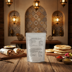 Assaisonnement instantané OEM saveur orientale mélangée pour snacks séchés, frites shawarma, chips/popcorn, épices mélangées barbecue non piquantes - Product Image 2
