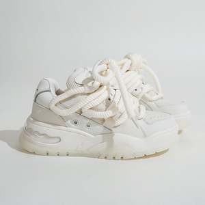 Women's Sporty Casual Walking <b>Shoes</b> Lace-Up Closure Breathable Lightweight Platform Autumn - Product Image 5