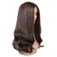 Perruque en cheveux humains vierges à base de soie invisible et respirante, ajustement parfait au cuir chevelu, vente en gros usine
