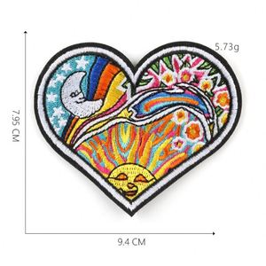 NODA Factory Wholesale Iron on Embroidery Various Kind of love Heart Patch for Clothing - Product Image 6