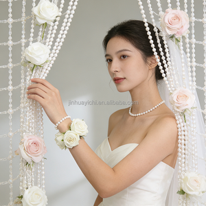 6-10mm ABS Kreisförmige Verbundene Perlen DIY Hochzeit Plastik Doppelstrang-Kette Großpackung Zertifiziertes Schmuckzubehör - Product Image 4