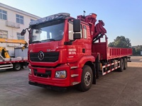 Grue de camion à flèche articulée 6x4 SHACMAN 10 tonnes