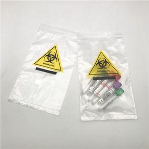 Bolsa Ziplock de tubo de recolección de sangre de Biohazard LDPE, para hospital, venta al por mayor - Product Image 2