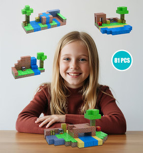 Ensemble de blocs de construction magnétiques éducatifs de 81 pièces, jouet de construction pour enfants de 3 ans et plus, unisexe - Product Image 6